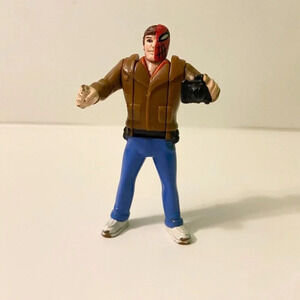 Vintage 1995 Spiderman Peter Parker Flip Head Hero Marvel  Action Figure